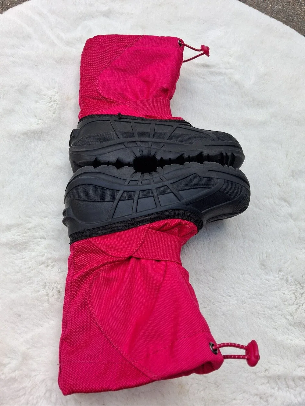 Kamik Pink Black Winter Snow Boots Size 11